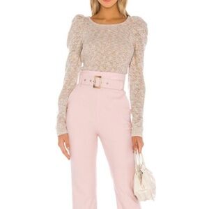 MAJORELLE puff sleeve sweater